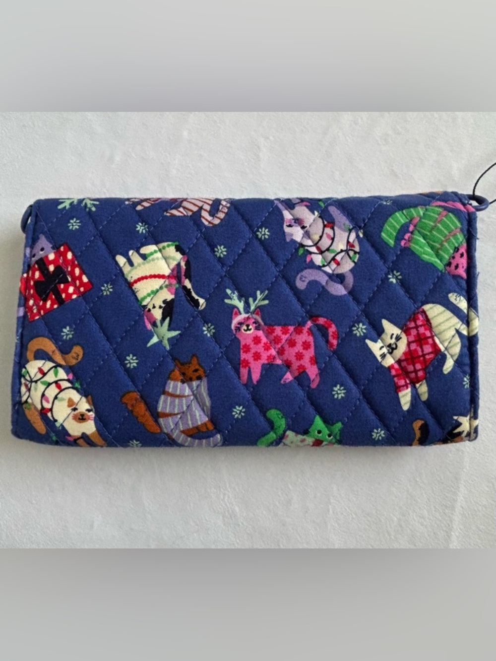 Vera Bradley Catnip Christmas Wallet Crossbody NWT - Picture 5 of 14